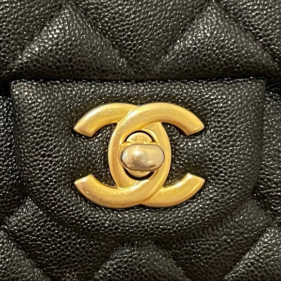 Chanel mini top handle caviar - Picture 14 of 16